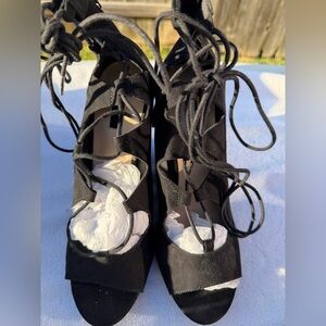 Forever 21  Black Lace-Up Women's Shoes